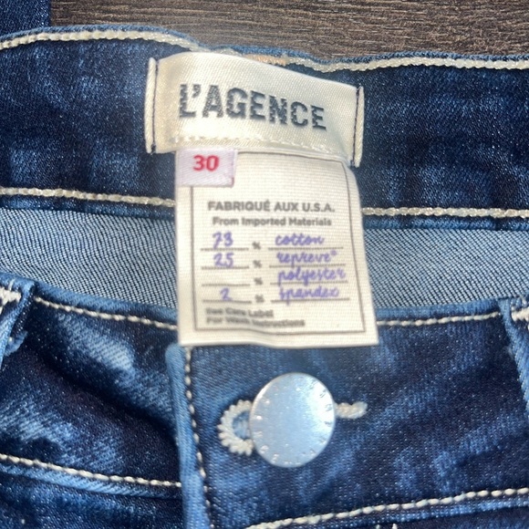 L’AGENCE Marguerite High Rise Skinny Jeans – Size 30 - Picture 4 of 10